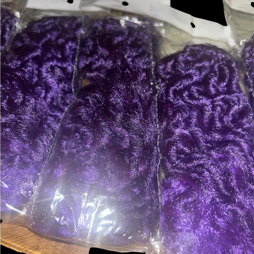 Purple Synthetic Dreadlock Extensions - Picture 5 of 5